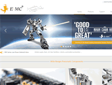 Tablet Screenshot of emc-machinery.com